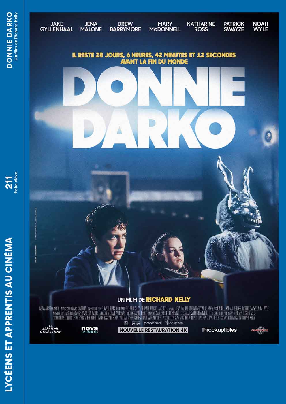 Couverture de la fiche élève du film Donnie Darko de Richard Kelly