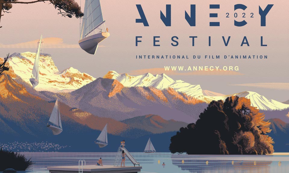 Le Festival d’Annecy 2022 dévoile son affiche, invitation au rêve et au