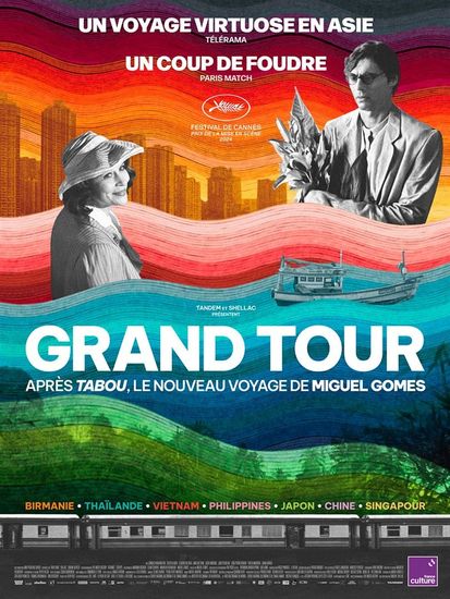 Affiche de Grand tour réalisé par Miguel Gomes