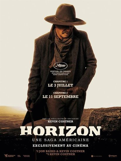 Affiche de Horizon : une saga américaine chapitre 1 de Kevin Costner