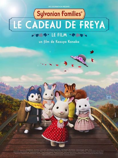 Affiche de Sylvanian Families le film, le cadeau de Freya