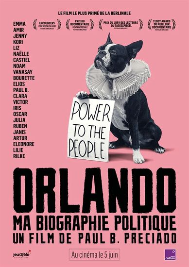 Affiche de Orlando, ma biographie politique de Paul B. Preciado