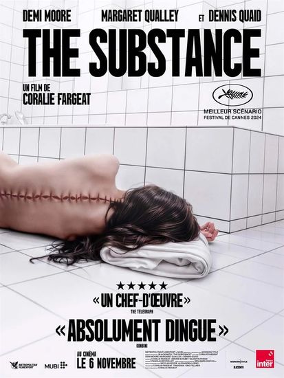 Affiche de The Substance réalisé par Coralie Fargeat