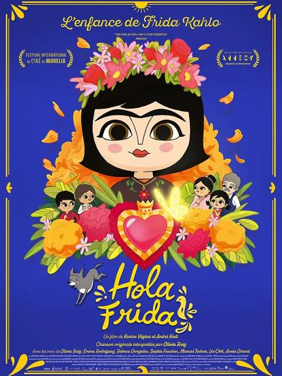 Affiche de Hola Frida réalisé par Karine Vezina, André Kadi