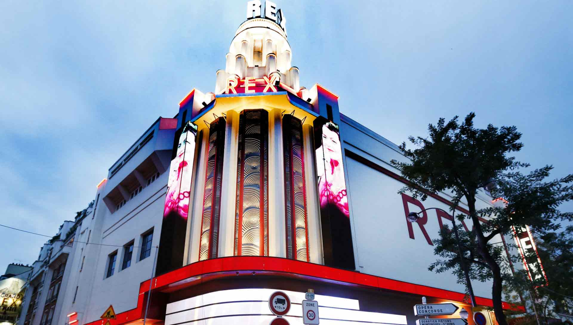 La façade du Grand Rex