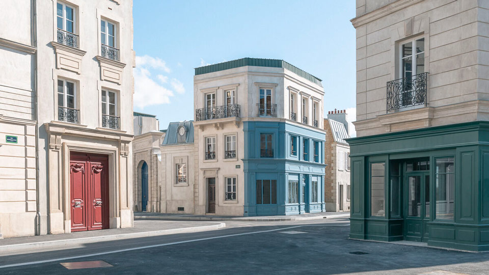 The Paris Streets backlot